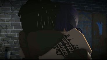 Image Reze and Yoru betray denji for fat black cock