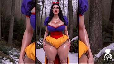 Image Gostosa Snow White fazendo boquete e fodendo a bucetinha gostoso com muita saliva e esperma 3D [Gerado por IA]