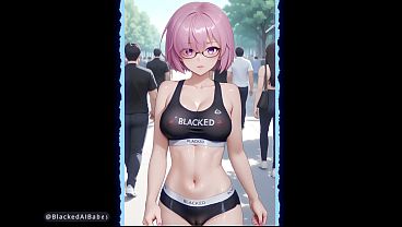 Image Mash Kyrielight is Blacked (AI)