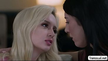 Image Lexi Lore feels the hard shecock of TS Ava Holt