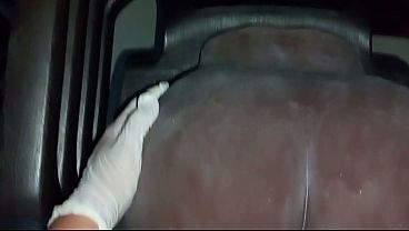 Image Fucking a thick black girl while her pussy takes all my cum / Me follo a una culona negra y su vagina me absorbe todo el semen