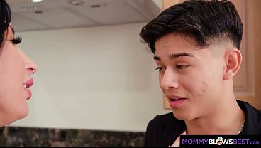 Image MOMMY BLOWS BEST - Latina Lily Lane Landlord Sucks Hard Cock