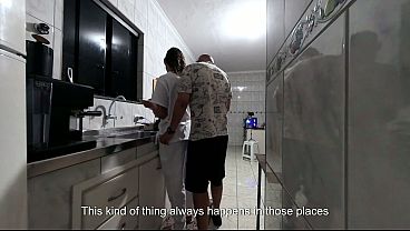 Image The maid's creampie routine at her new job.
