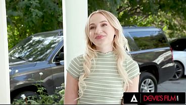 Image DEVILS FILM - Cute Blonde Babysitter Gets Banged By Her Boss