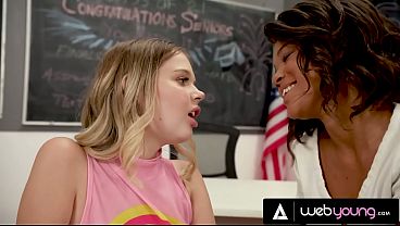 Image Lesbian Michelle Anderson Convinces Straight Bestie Coco Lovelock To Experiment With Her In Class
