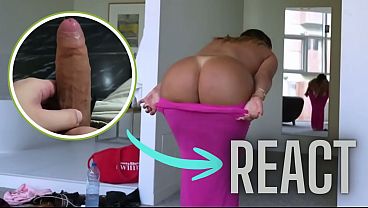 Image React: Busty Aussie changes in front of stepbro to make him horny - Alanna Pow & Nicholas Ferres