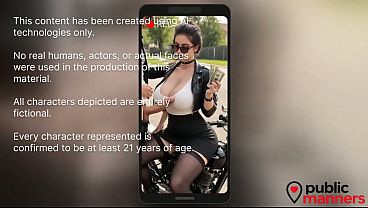 Image I picked up a handsome guy with a big cock, a couple hundred dollars, a blowjob and he fucked me hard on my bike! [AI]