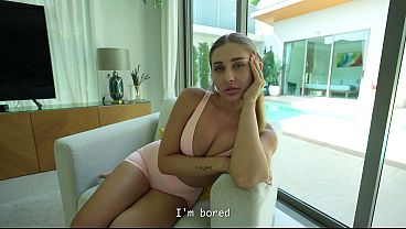 Image My stepsister dared me to play a strip game with her. She lost first and got a hard fuck and cum on her face.