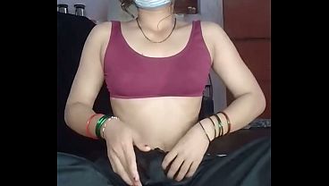 Image Indian Bhabhi's husband fast fucked Bhabhi's pussy in cow girl position with Hindi audio