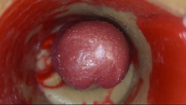 Image Deep thrusts trigger feverish cum inside without sperm's trace