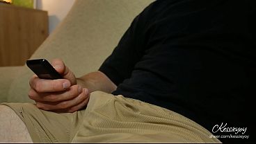 Image I Just Wanted to Watch TV, But She Had Other Plans... Best GF Ever?