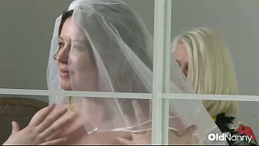 Image OldNanny - Curvy BBW Bride Gets Fucked By Mature Ladies In Hot Threesome
