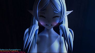 Image Frieren x Fern midnight snack[Pixel Perry]