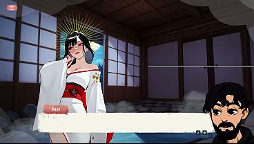 Image Monster Girls Onsen, Juego Hentai tenemos una orgia con todas las yokai cachondas parte 3 final