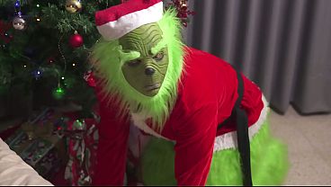 Image ATOGP Threesome&mdash_The kinkiest Grinch joins us in the bedroom to fuck my pussy and my friend's tight ass!