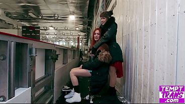 Image Rana Katana Treats Redheaded Babe Crystal Thayer to a Relaxing Massage and Fuck in Locker Room