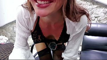 Image German Teacher catches you staring and starts masturbating in fron of you