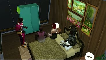 Image Redhead gets a gangbang against BBC