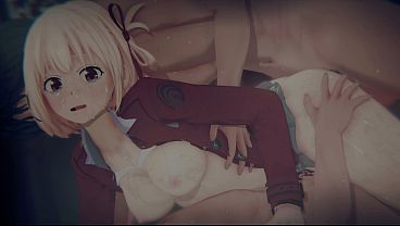 Image [Lycoris Recoil] Chisato's &quot_CAF&Eacute_ SCANDAL&quot_: Bound & POV Sandwich DP (4K)