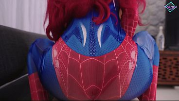 Image The spider girl got off her web right on my dick and was doused with cum.