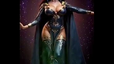 Image Wizard woman transform to demon queen (Ai animation)
