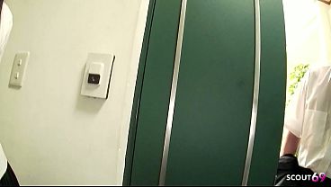Image Japanese Teen give older Guy next Door Uncensored JAV Blowjob with cum in mouth