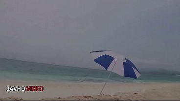 Image Hina Maeda's Steamy Asian Blowjob and 69 Adventure Under Sunlit Beach Skies