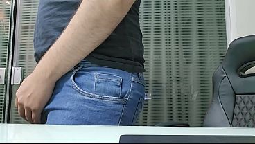 Image Jerk off at the office ALMOST GOT CAUGHT