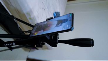 Image Bokep Indo terbaru - Dibalik layar saat Regina live streaming ngentot bersama agency model