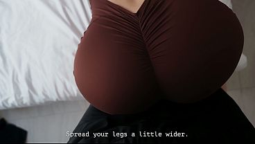Image Blonde fucked workout trainer and drank his protein shake