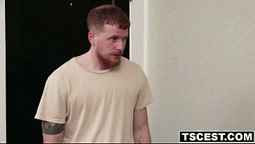 Image FTM Stevie Trixx hears stepbro Josh Reapers horny moans while jerking off He joins bed offers his bonus hole and savors that cock in hot taboo action