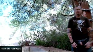 Image Slutty mom gets penetrated by a big cock in her ass outdoors