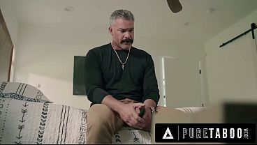 Image PURE TABOO Pervert Rose Carter Sneaks In & Replaces Her Stepdads Masturbator While Hes Blindfolded
