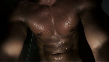 Image POV: French boyfriend trying hard to penetrate with sweat rain