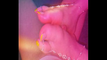 Image &ldquo_My Hotwife Used Her Soft Feet ... He Exploded!!! Biggest Cumshot All Over Her Wedding Ring &rdquo_