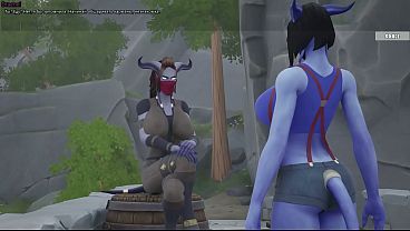 Image The draenei slut can't last long without a dick in her ass. 3D Hentai Game Animation