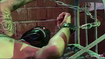 Image Hard and Rough FFM 3Some Anal Sex for Domina and her Mistress at Dungeon at BDSM Session