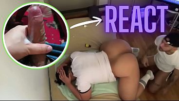 Image React: Papi eats and fucks my big booty, NUTS DEEP INSIDE