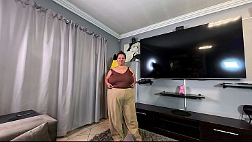 Image POV STEPSIS SUCKING and JERKIN my COCK after she took off her clothes