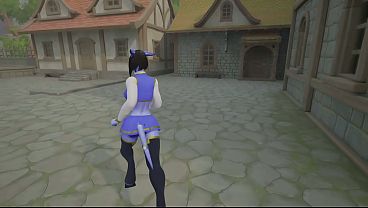Image The Draenei girl was surprised by a huge penis. 3D hentai