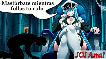 Image JOI ANAL para MUY sumisos. Esdeath te transforma en contenedor de semen.