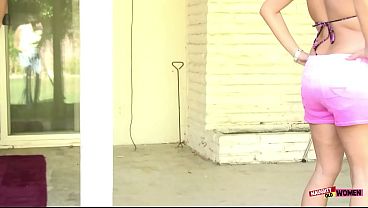 Image Mature darling is just gardening but soon starts sucking with her jugs swinging around