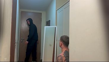 Image He ordered me to wait for him naked from work - from the doorway he fucked me in the throat and ass