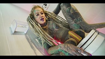 Image Tattoo Covered Solo Piss &ndash_ Dreads, Fishnets & Golden Shower Fun