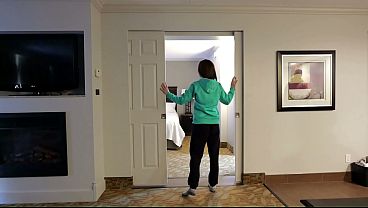 Image Stepmom shares hotel bed with stepson and they end up fucking - Leaving her creampied