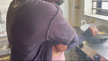 Image Indian bhabhi got fucked by husband in the kitchen homemade sex video