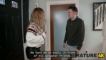 Image MATURE4K. Hot MILF seduces her young neighbor with her Juicy Pussy