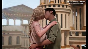 Image 18yo Little Step Sister Blonde Teen With A Perfect Ass Rides Step Brother's Big Cock And Gets Her Tight Pussy Creampied | Symphony of the Serpent | Taboo Hentai Game
