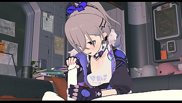 Image [Honkai: Star Rail] Silver Wolf x Wojak: Late Night Gaming & Sex in Her Bedroom