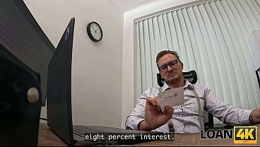 Image LOAN4K. She came in to get a Loan and left with her Pussy fucked raw